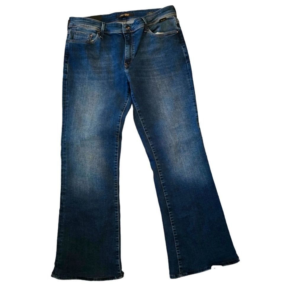 Mavi Gold Molly Jeans Womens 32 x 32 Dark Rinse Flare Leg‎ New